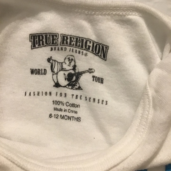 True Religion 2 Piece set size 6-12 months - Picture 3 of 9